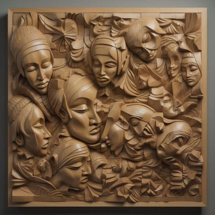 نموذج ثلاثي الأبعاد لآلة CNC 3D Art 